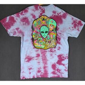 Killer Acid Limited Edition Tie Dye T-Shirt XL No Bad Trips Alien Psychedelic #2